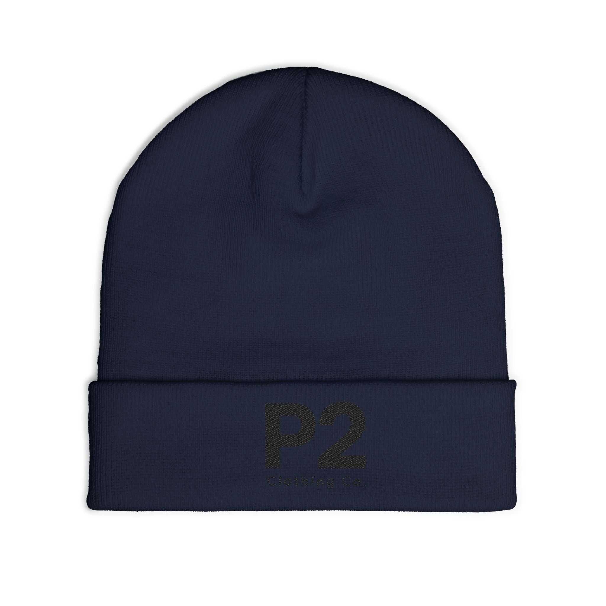 P2 Embroidered Knit Beanie