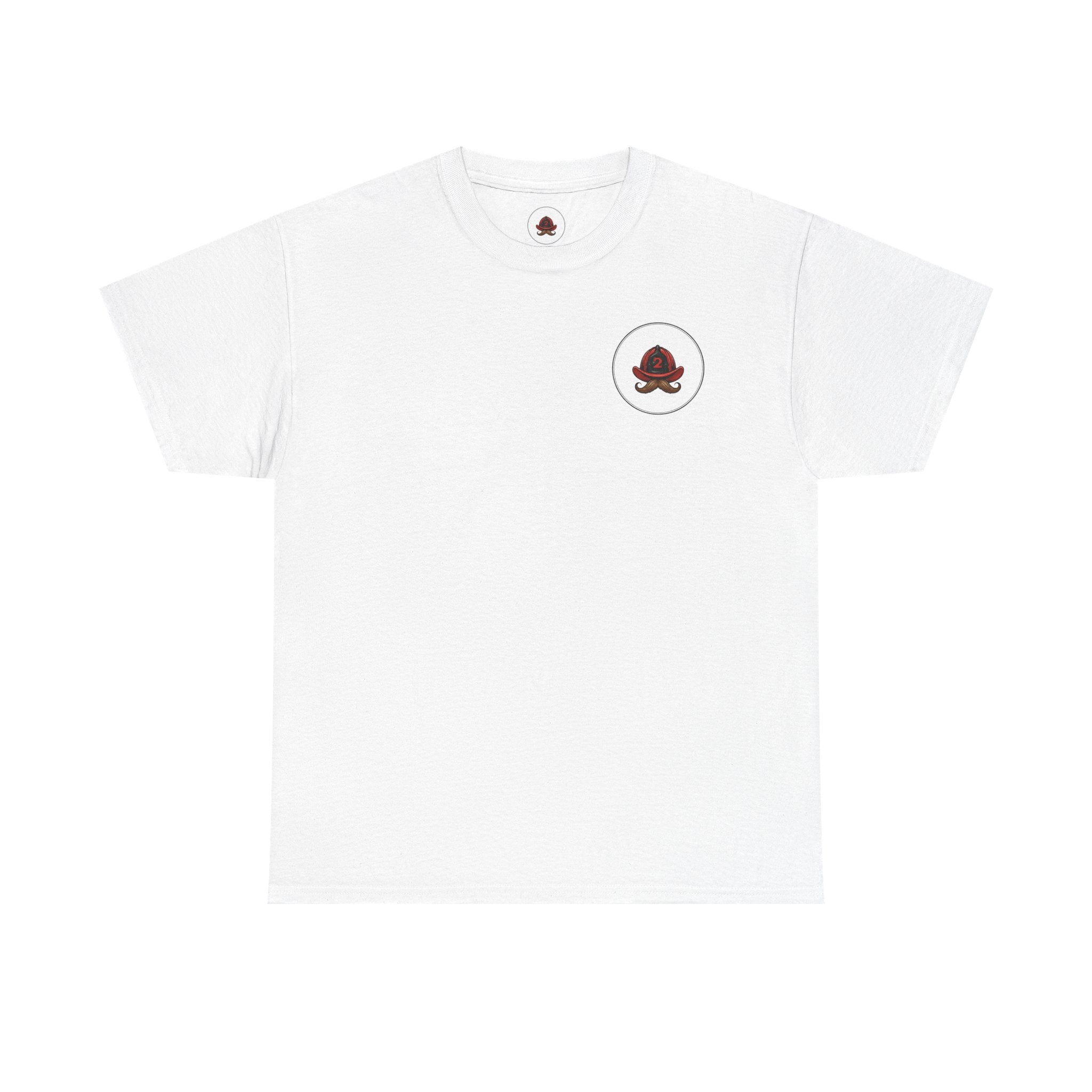 Firefighter Tee — "I Put Out" Vintage Pinup Fire Truck T-Shirt