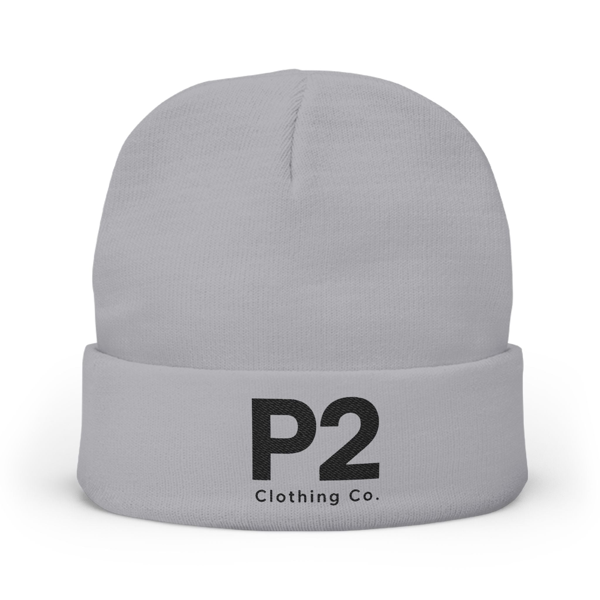 P2 Embroidered Knit Beanie