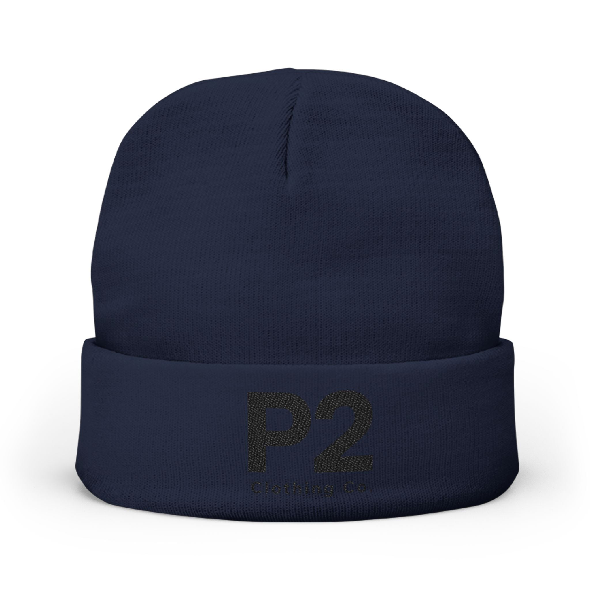 P2 Embroidered Knit Beanie