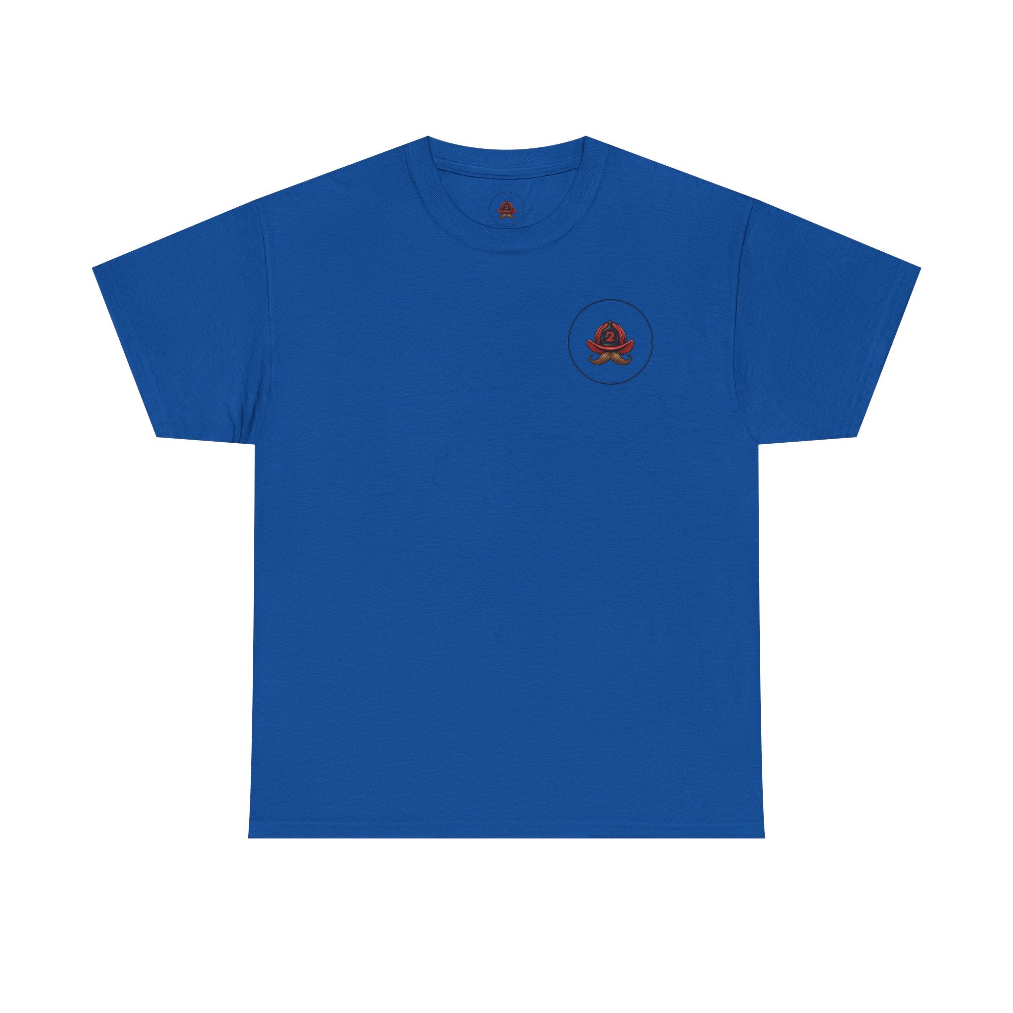 Firefighter Tee — "I Put Out" Vintage Pinup Fire Truck T-Shirt