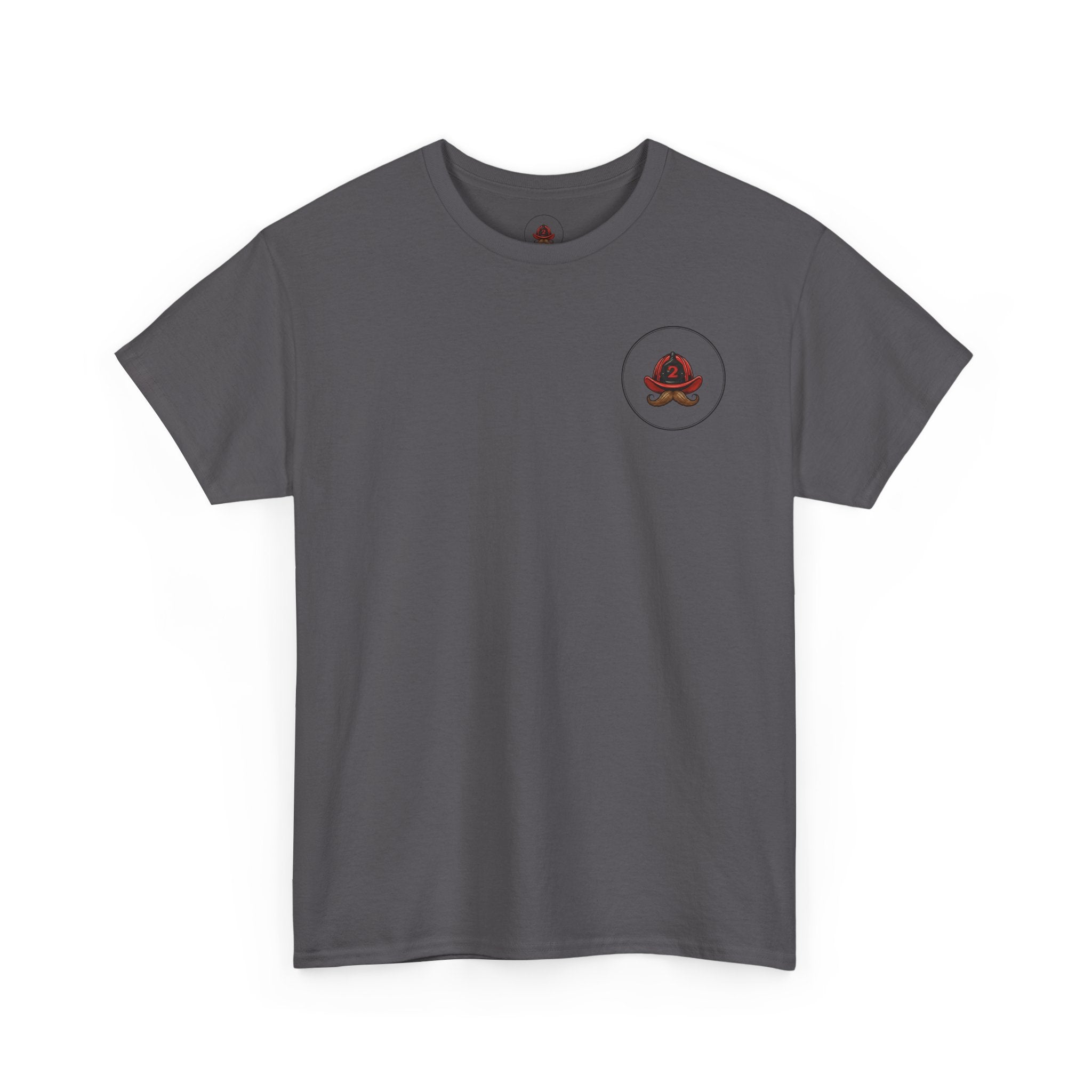 Firefighter Tee — "I Put Out" Vintage Pinup Fire Truck T-Shirt