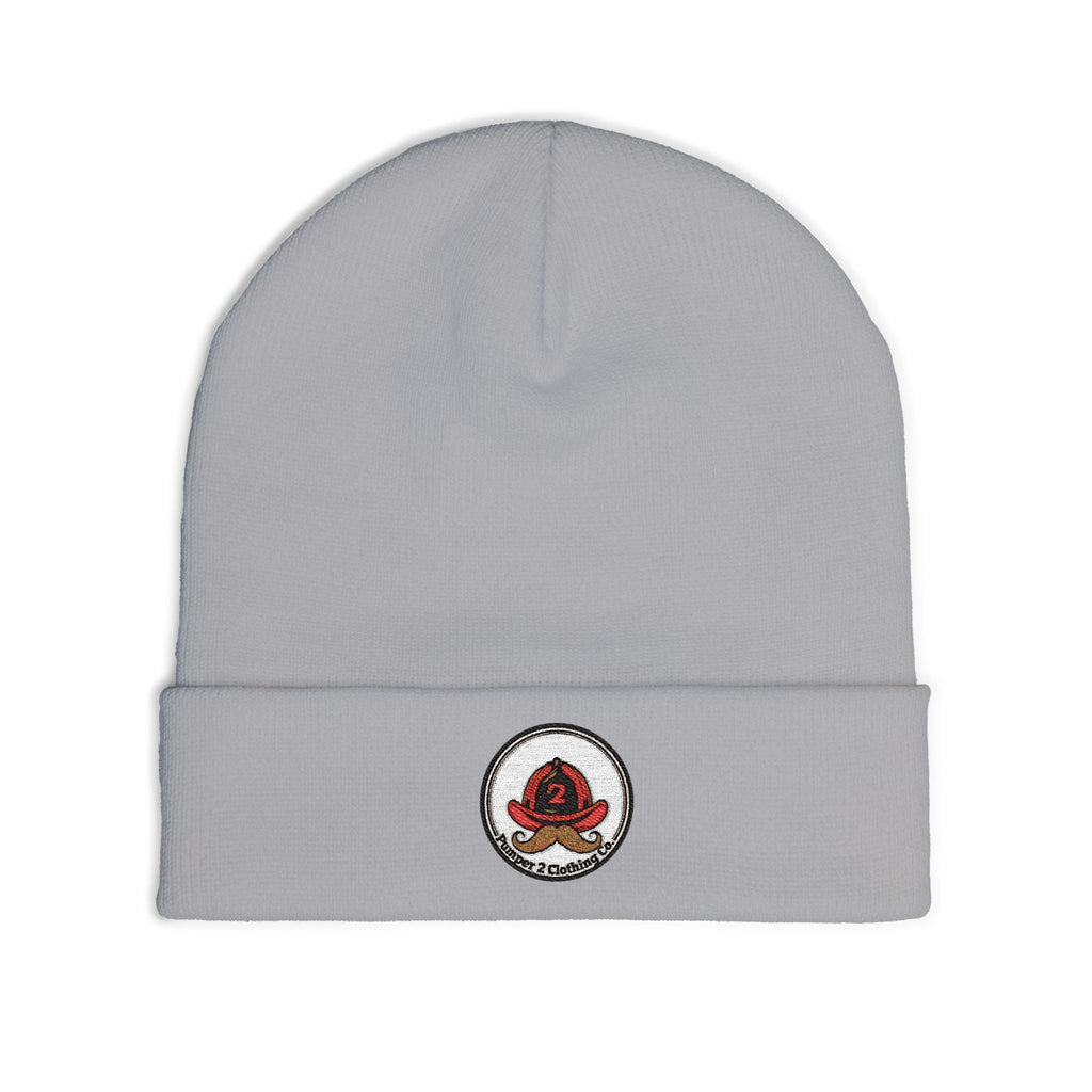 Pumper 2 Clothing Co. Mustached Knit Beanie (Embroidery)
