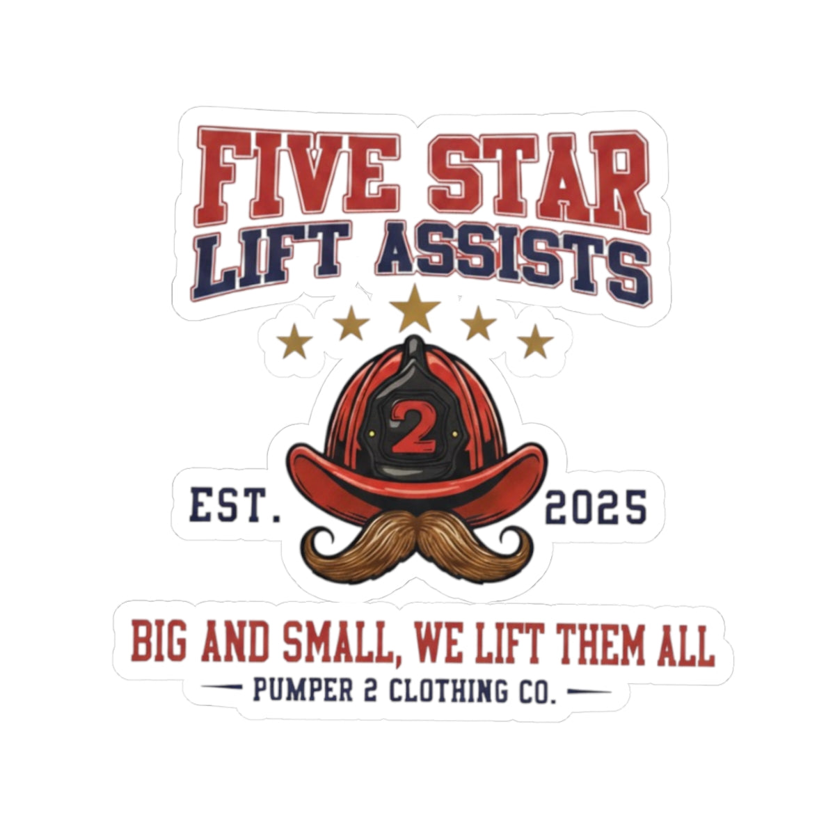 Five Star Lift Assists “BS Edition” Sticker