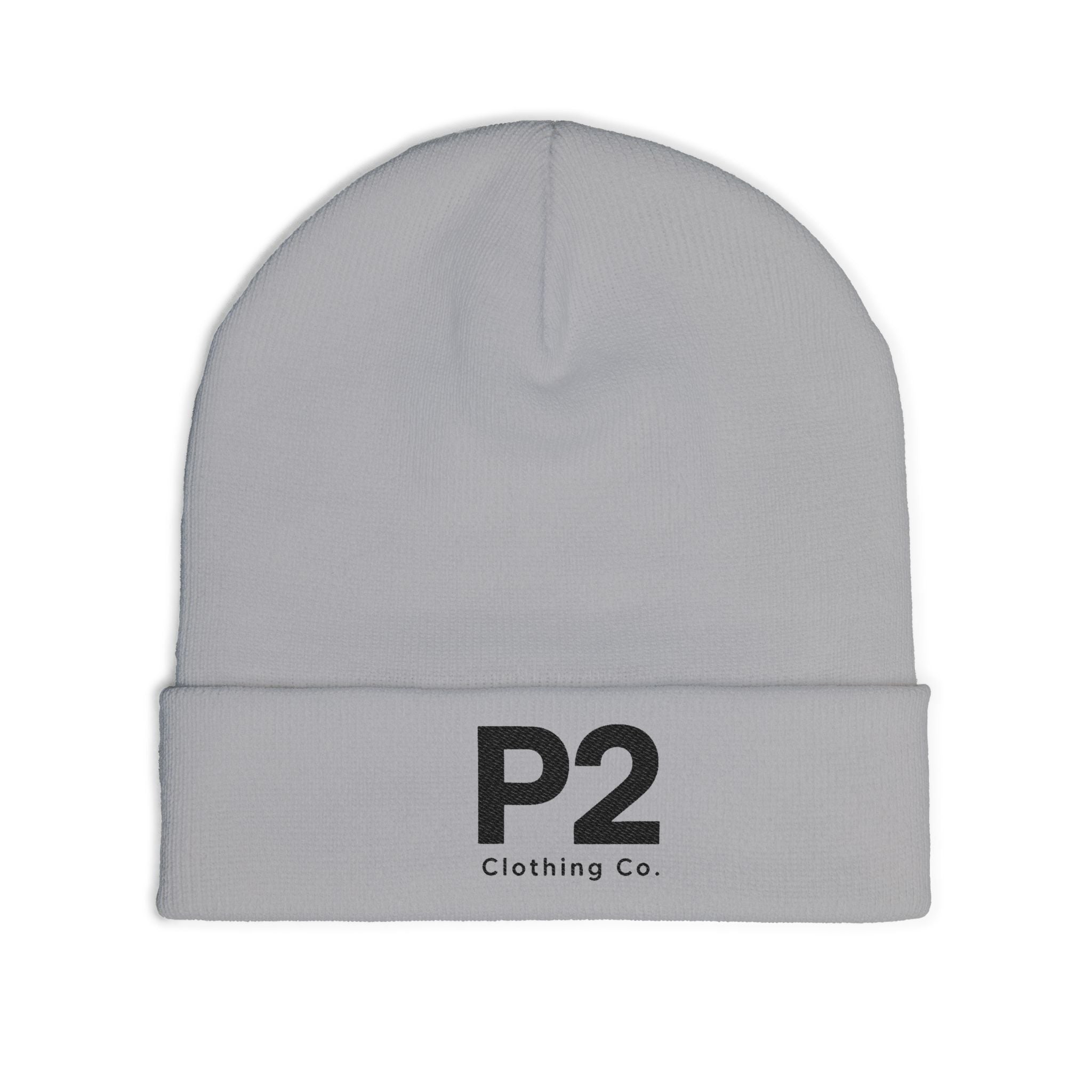 P2 Embroidered Knit Beanie