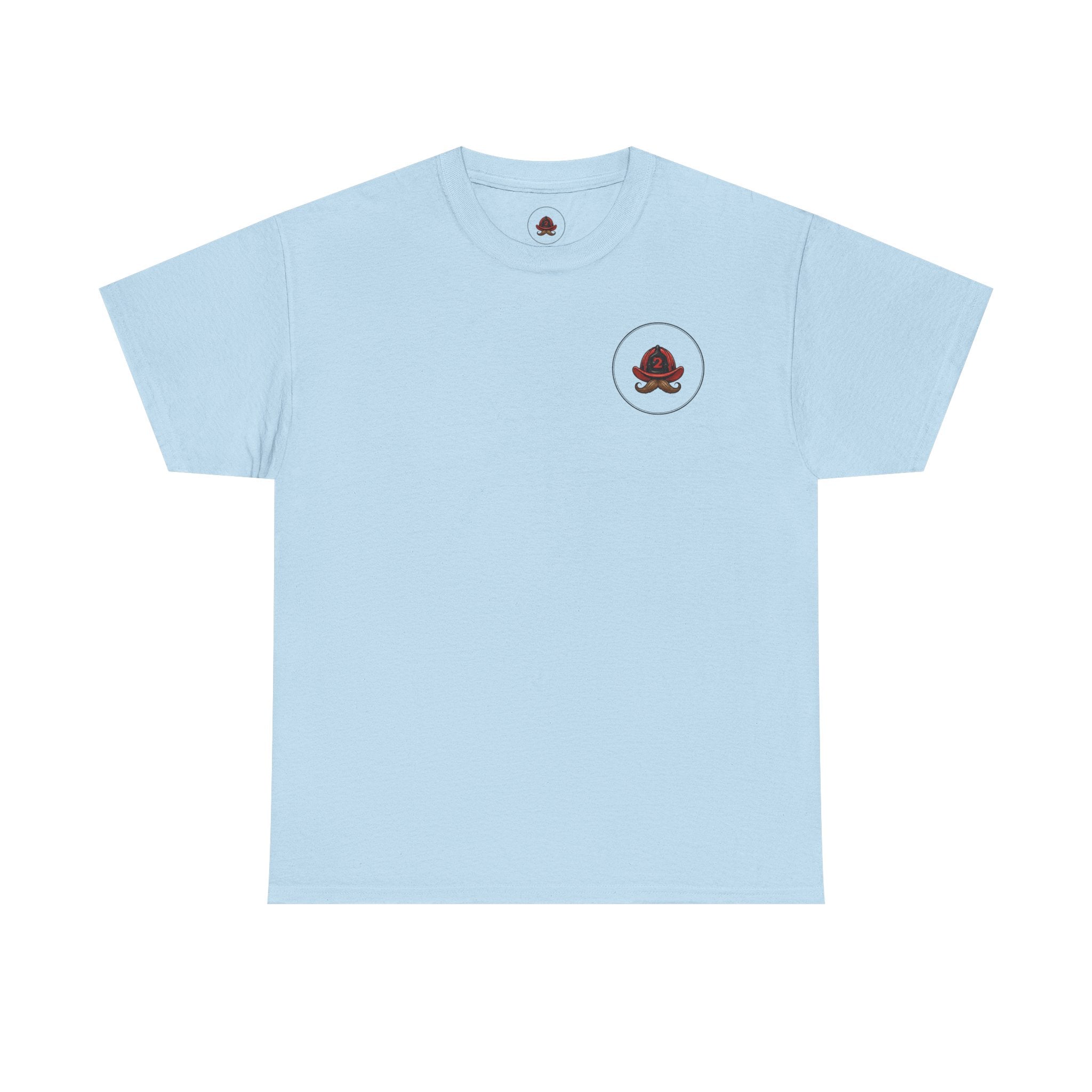 Firefighter Tee — "I Put Out" Vintage Pinup Fire Truck T-Shirt