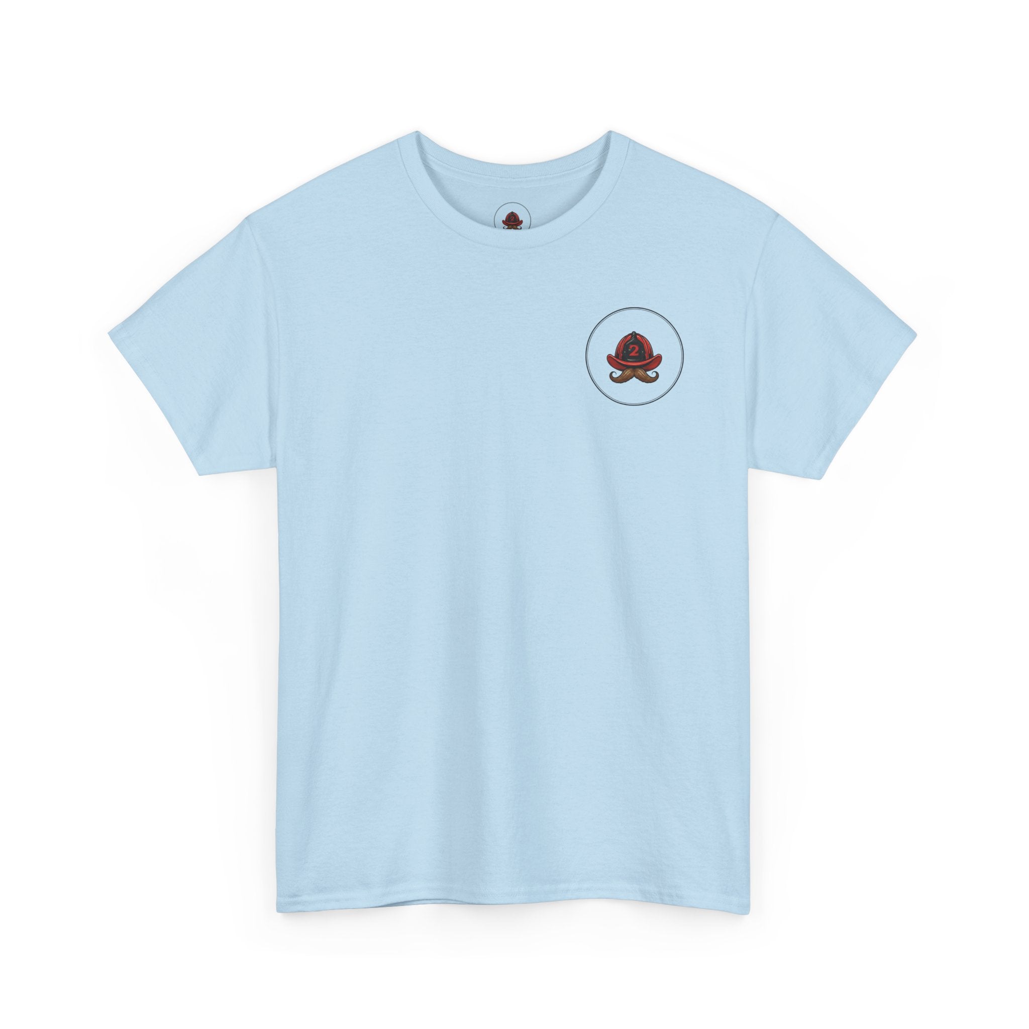 Firefighter Tee — "I Put Out" Vintage Pinup Fire Truck T-Shirt