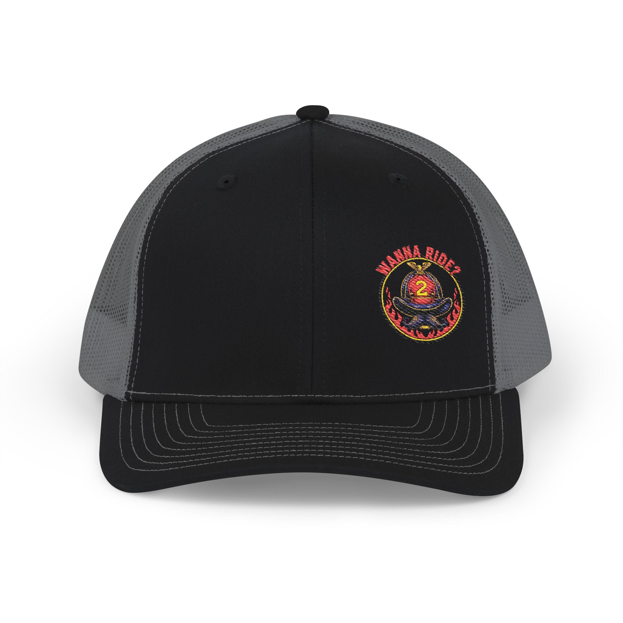 Wanna Ride? in Richardson 112 Trucker cap