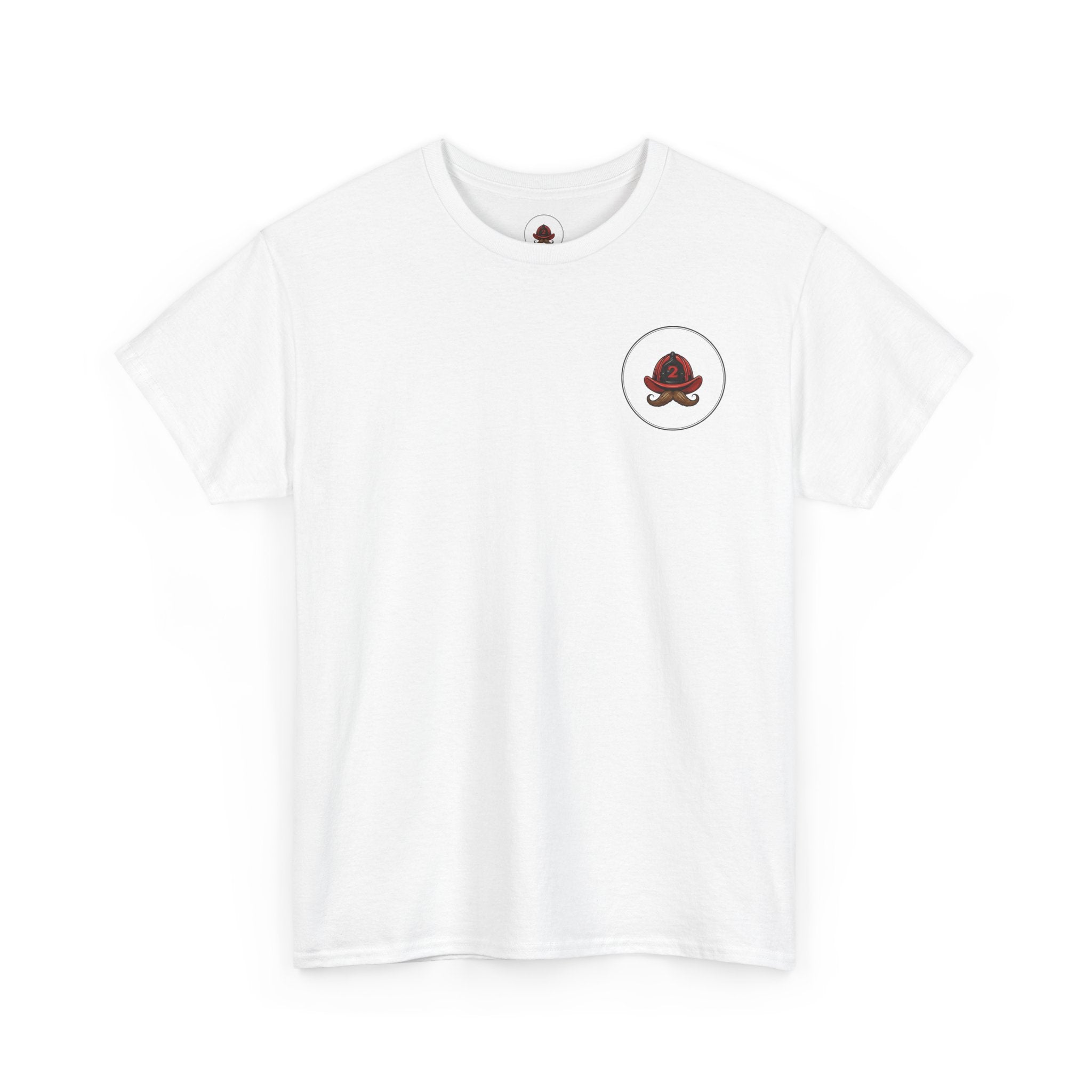 Firefighter Tee — "I Put Out" Vintage Pinup Fire Truck T-Shirt