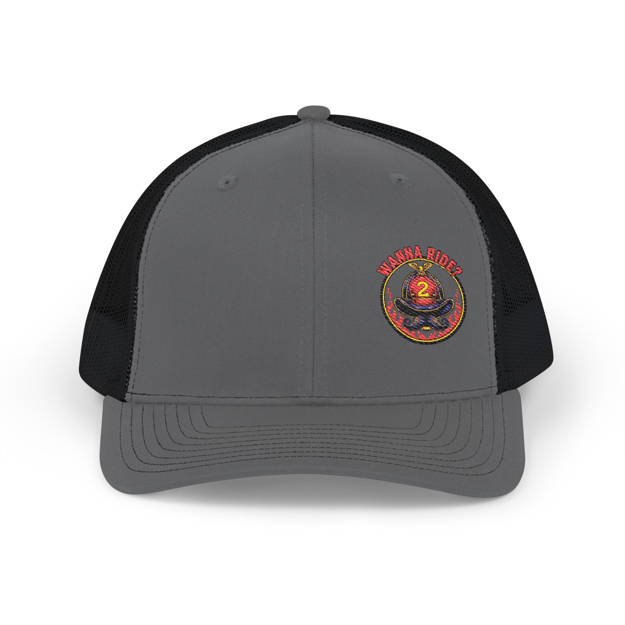 Wanna Ride? in Richardson 112 Trucker cap