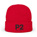 P2 Embroidered Knit Beanie