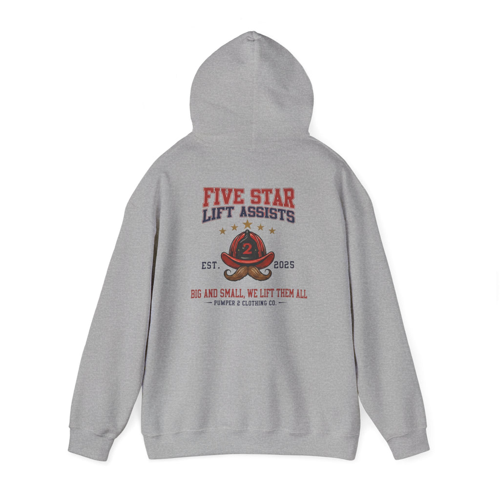 Five Star Lift Assists - "BS" Unisex Heavy Blend™ Hooded Sweatshirt