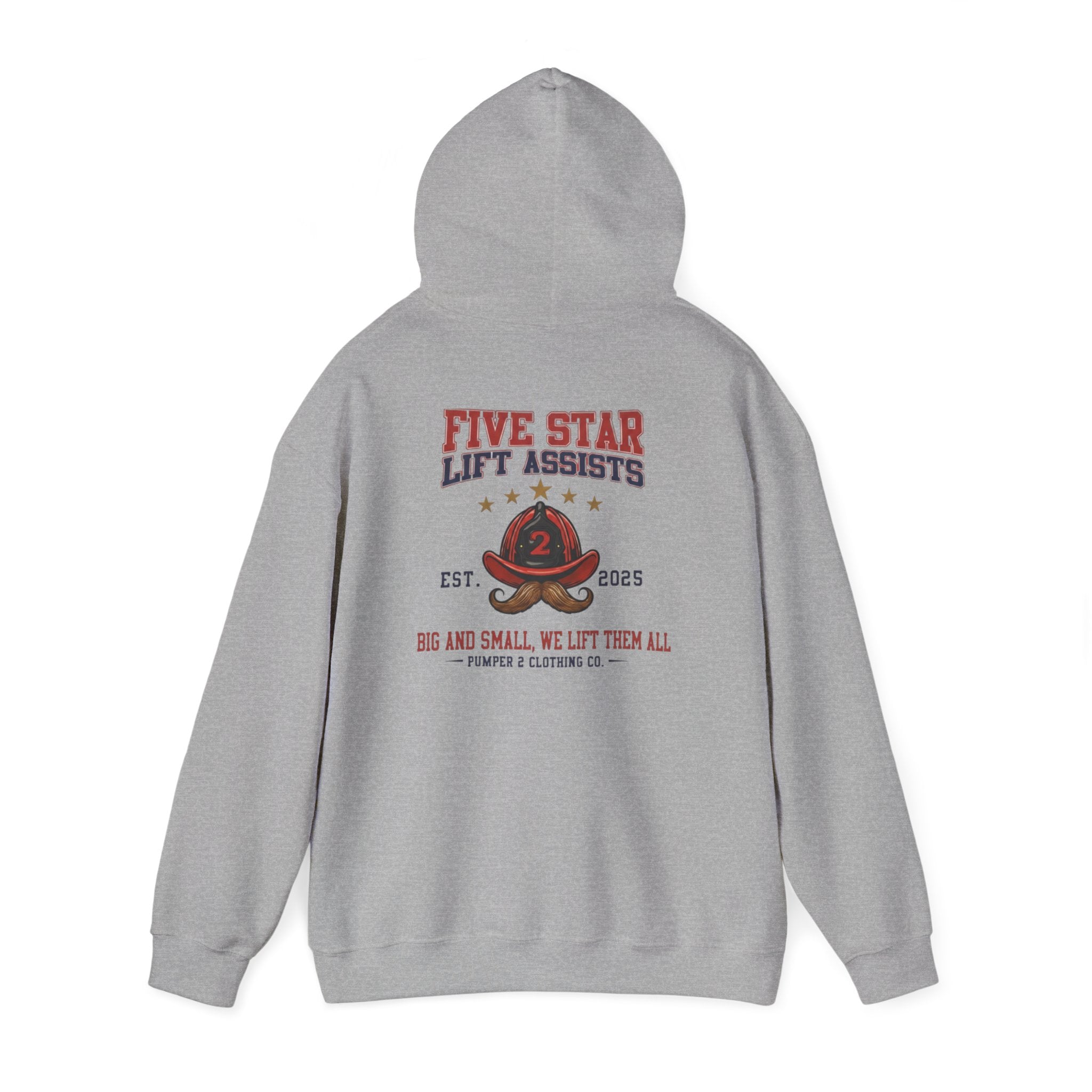 Five Star Lift Assists - "BS" Unisex Heavy Blend™ Hooded Sweatshirt