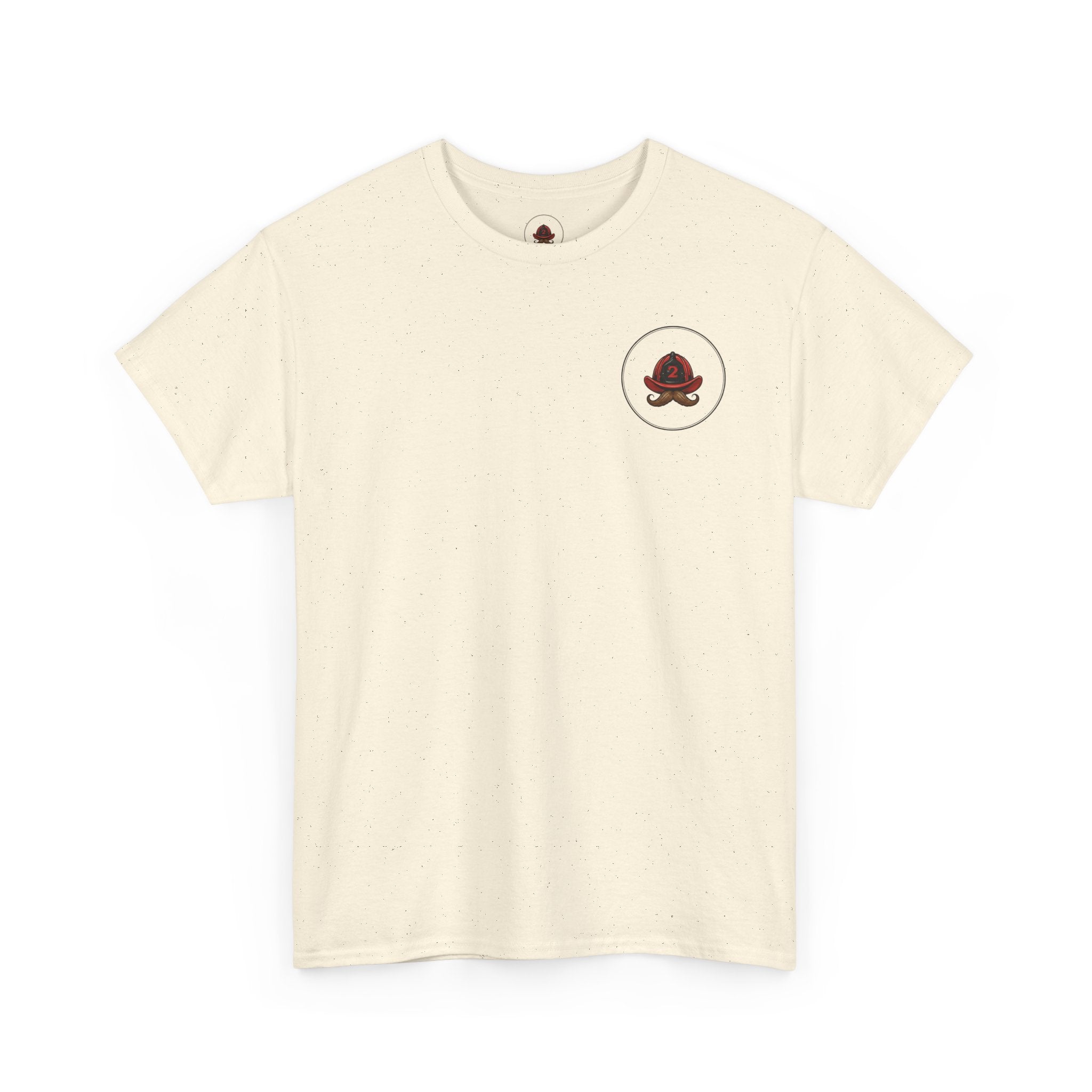 Firefighter Tee — "I Put Out" Vintage Pinup Fire Truck T-Shirt
