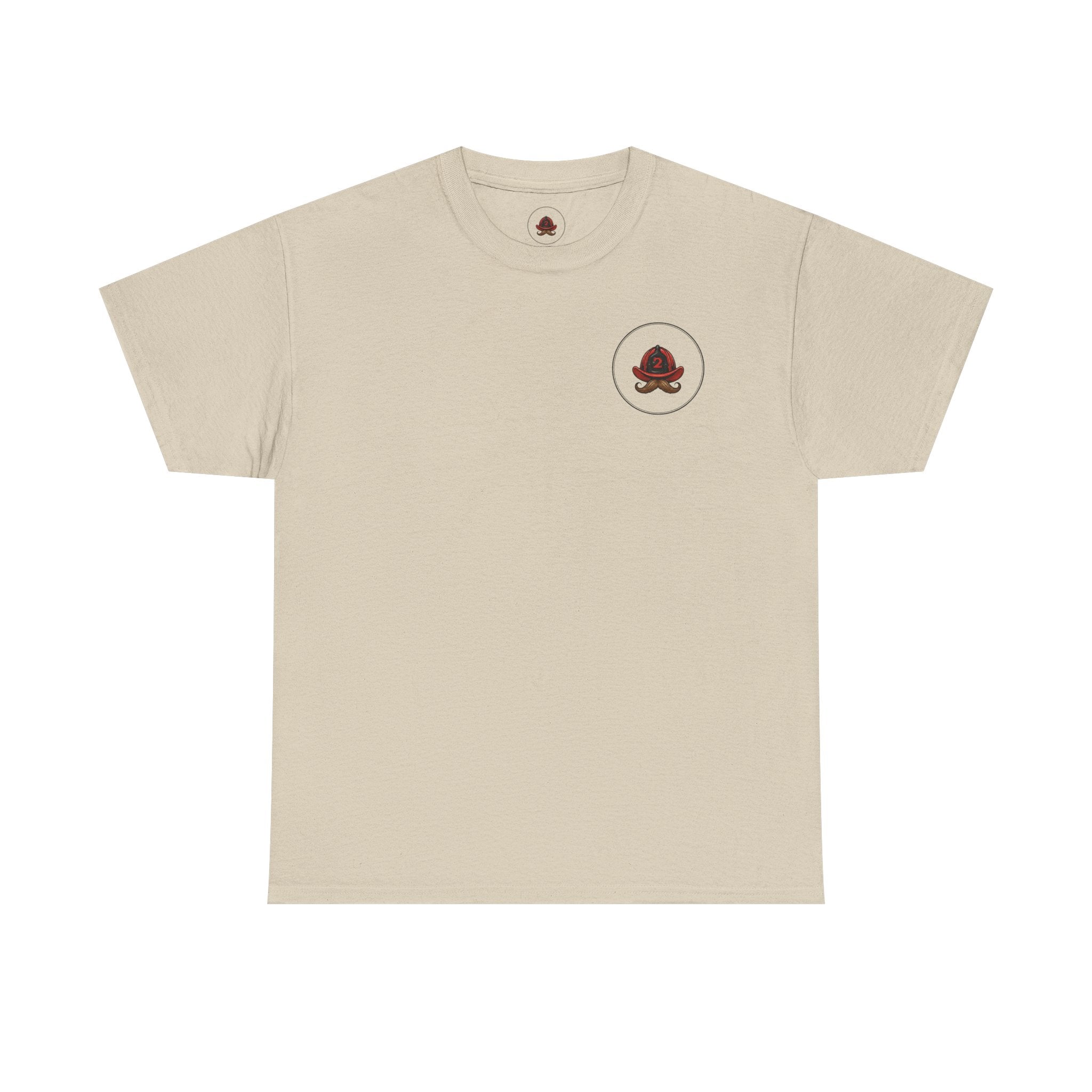 Firefighter Tee — "I Put Out" Vintage Pinup Fire Truck T-Shirt